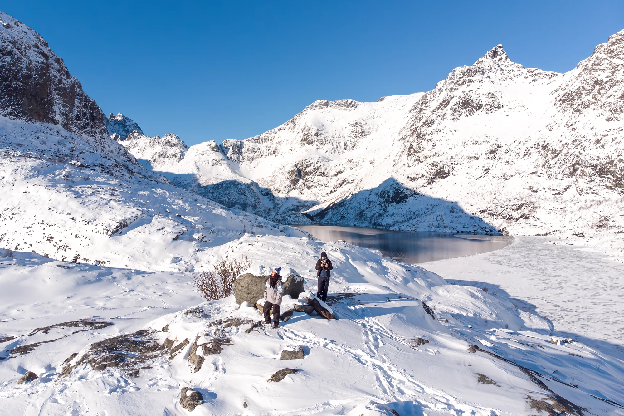 Sandrine et Geoffrey en Norvège