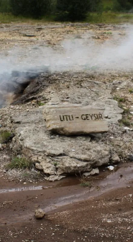 Petit geyser sans activité