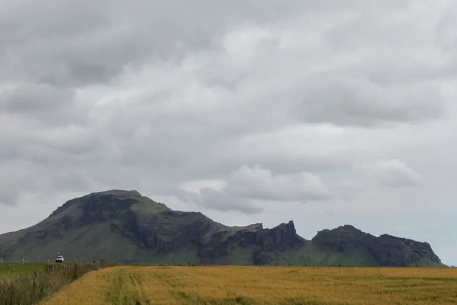 Vue depuis le musée Eyjafjalljökull