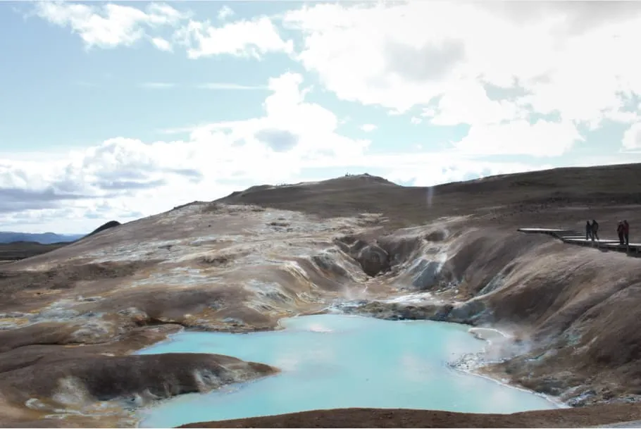 Zone du volcan Krafla en Islande