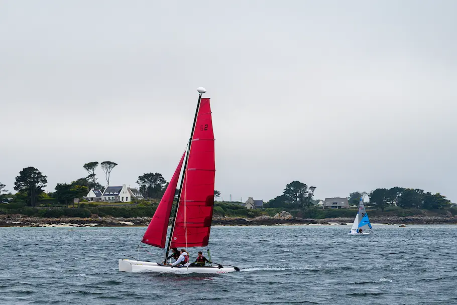 Ecole de voile dans l'abers Wrac'h