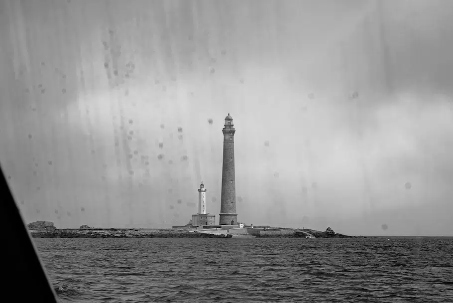 Île Vierge depuis le bateau