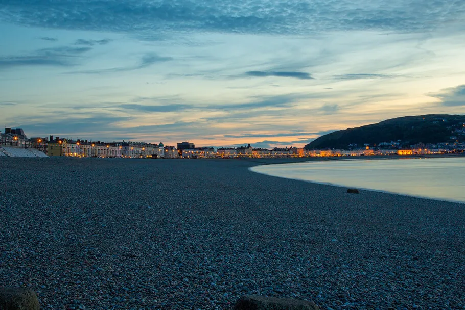 La plage de Llandudno