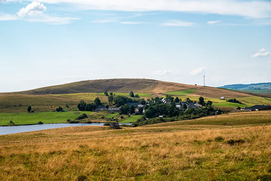 La Godivelle et son lac d'en bas