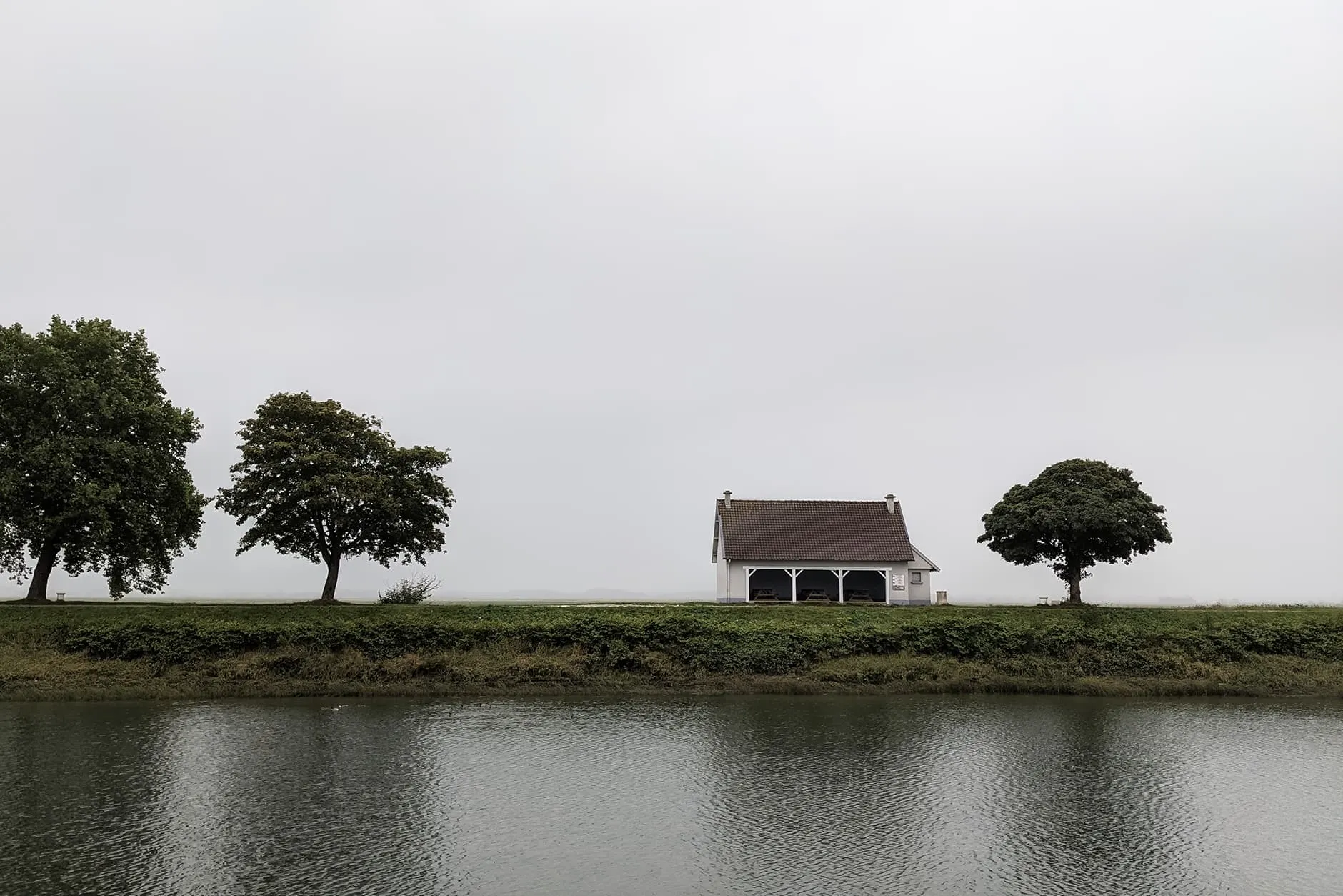 Ferme entre le canal et la Baie de Somme au port de Saint-Valery-sur-Somme