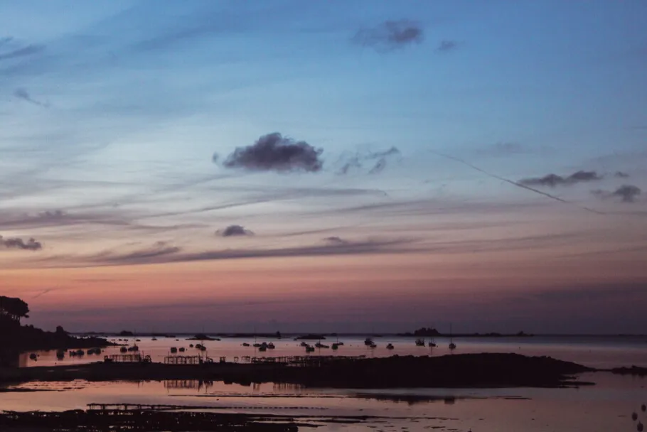 Coucher de soleil en Bretagne