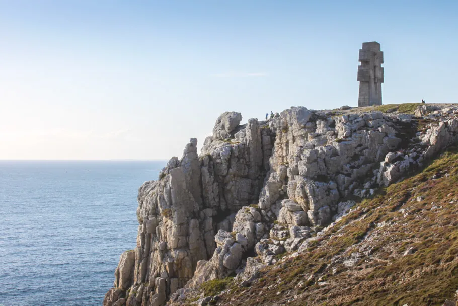 Pointe de Pen-Hir en Bretagne sur la presqu'ile de Crozon