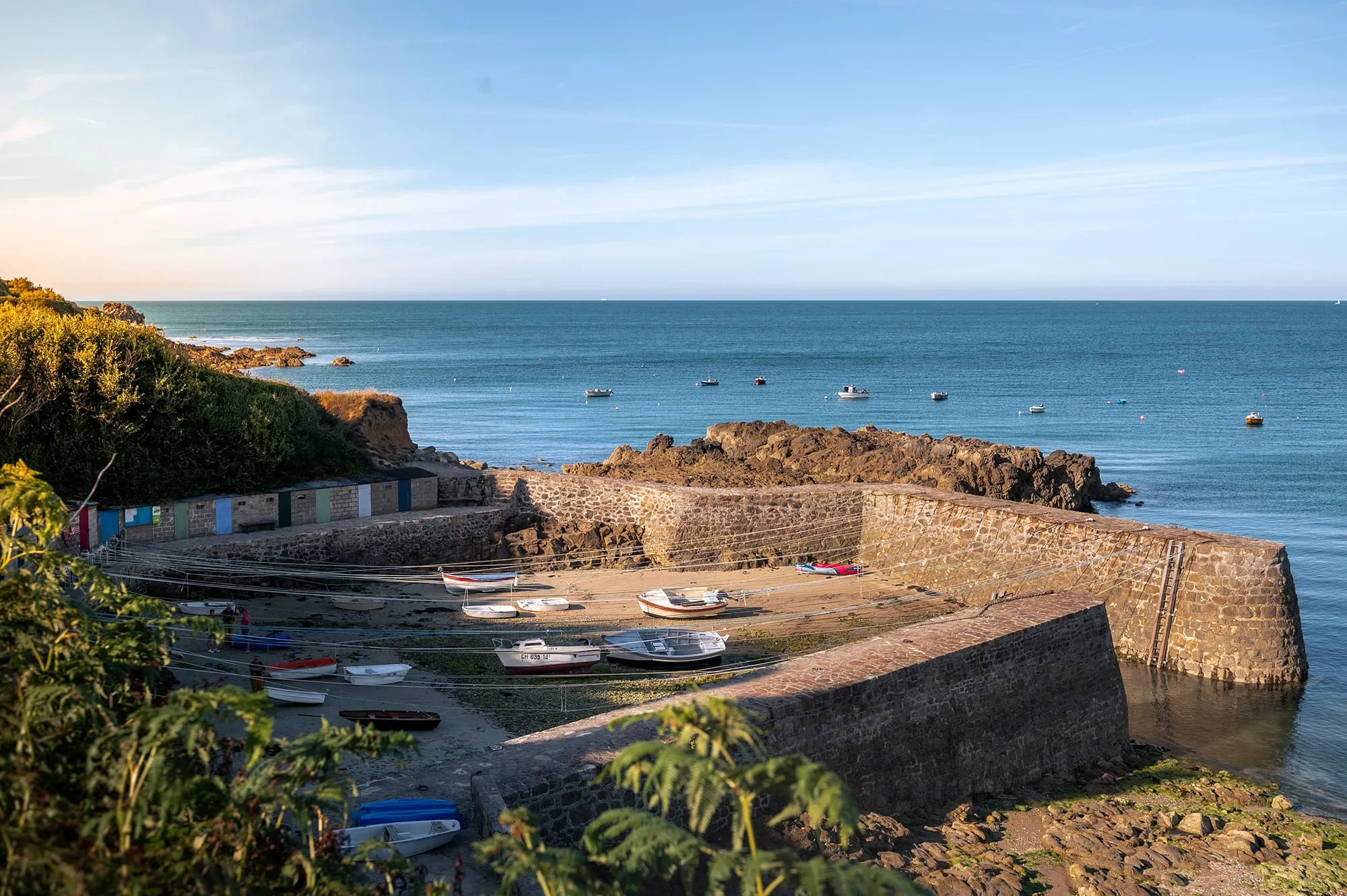 Le port de Racine, plus petit port de France