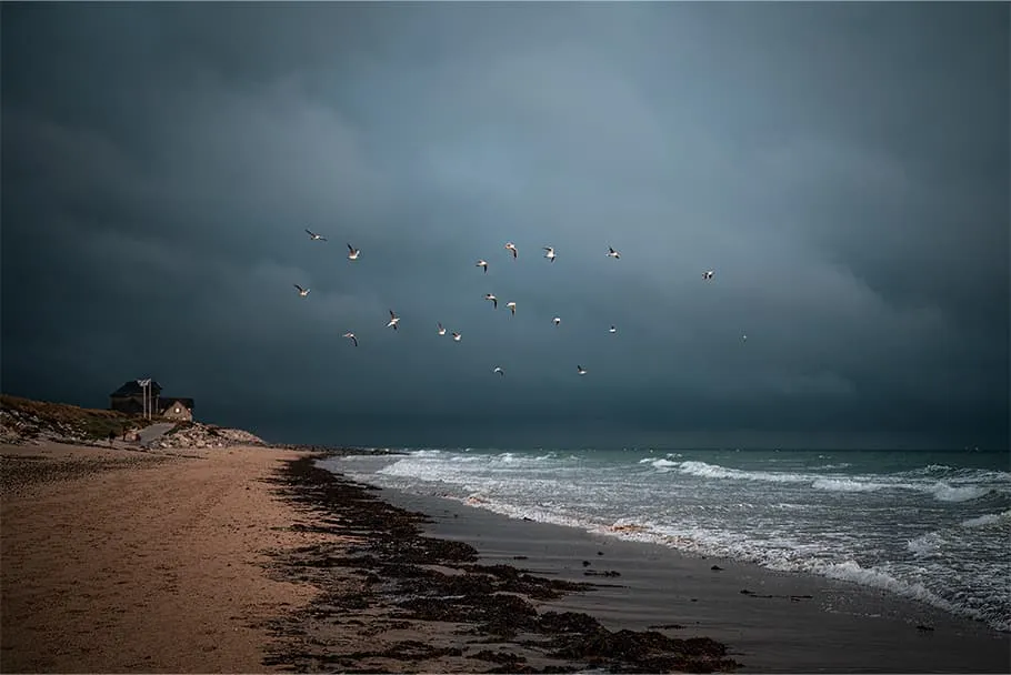 Tempête à Port-Bail-sur-Mer