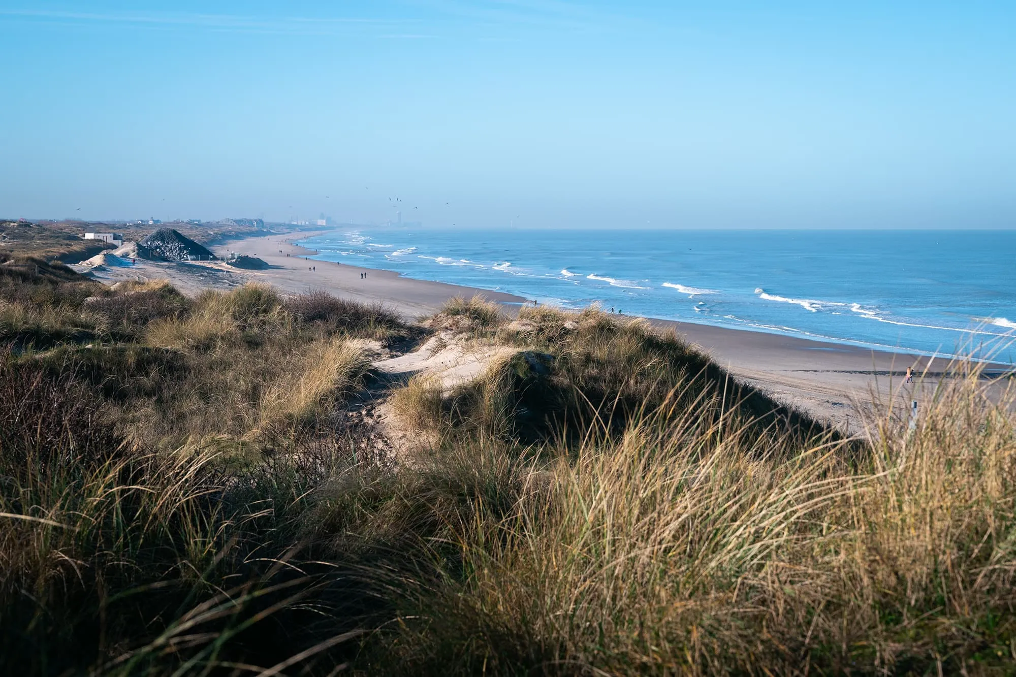 La plage de De Haan, la plus grande du littoral belge