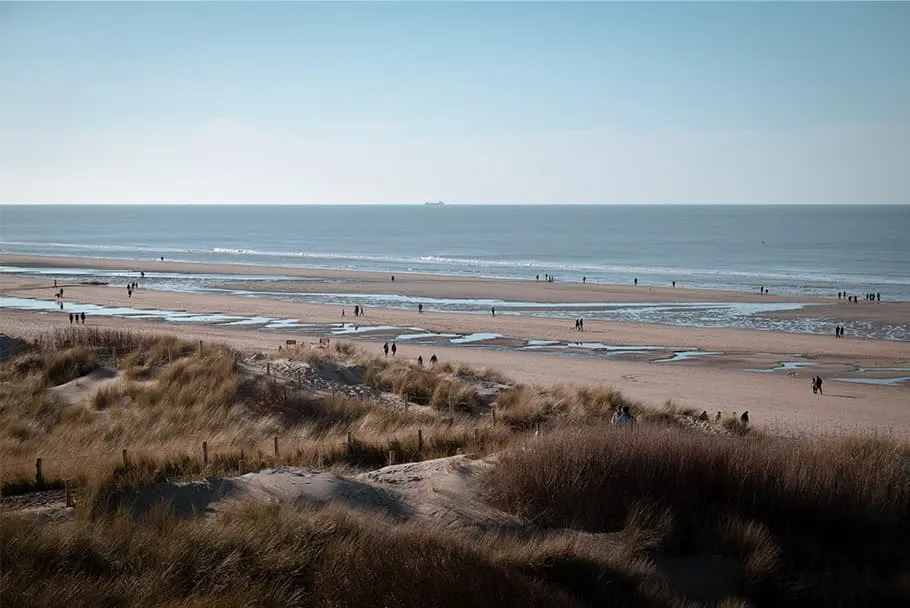La plage du littoral belge