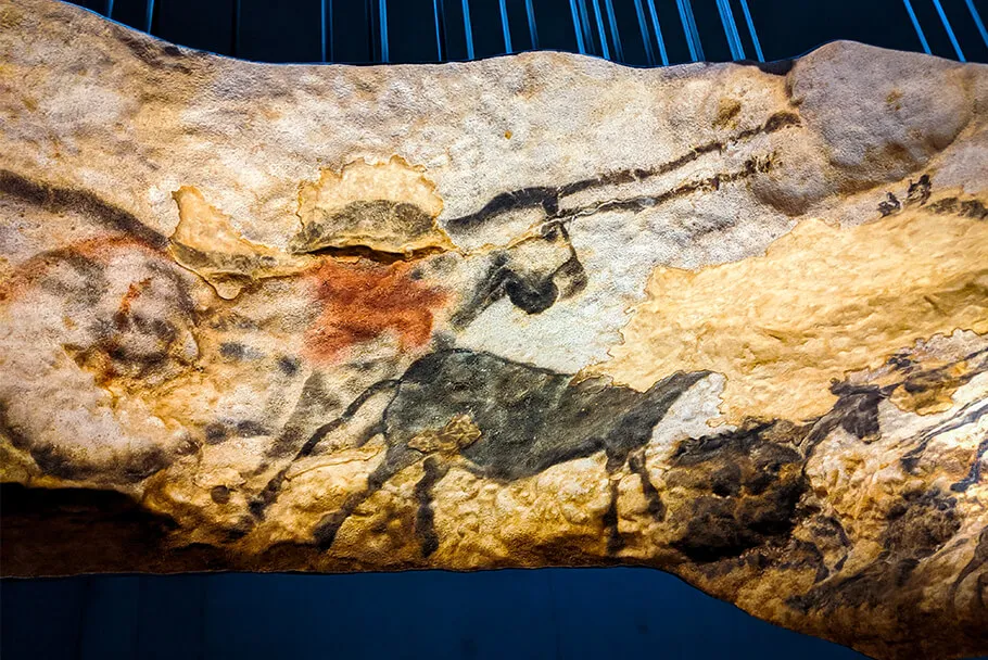 L'envers du décors du fac-similé de Lascaux