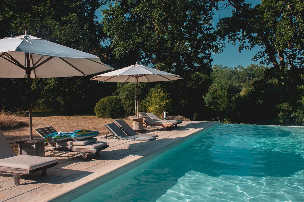 La piscine de notre B&B