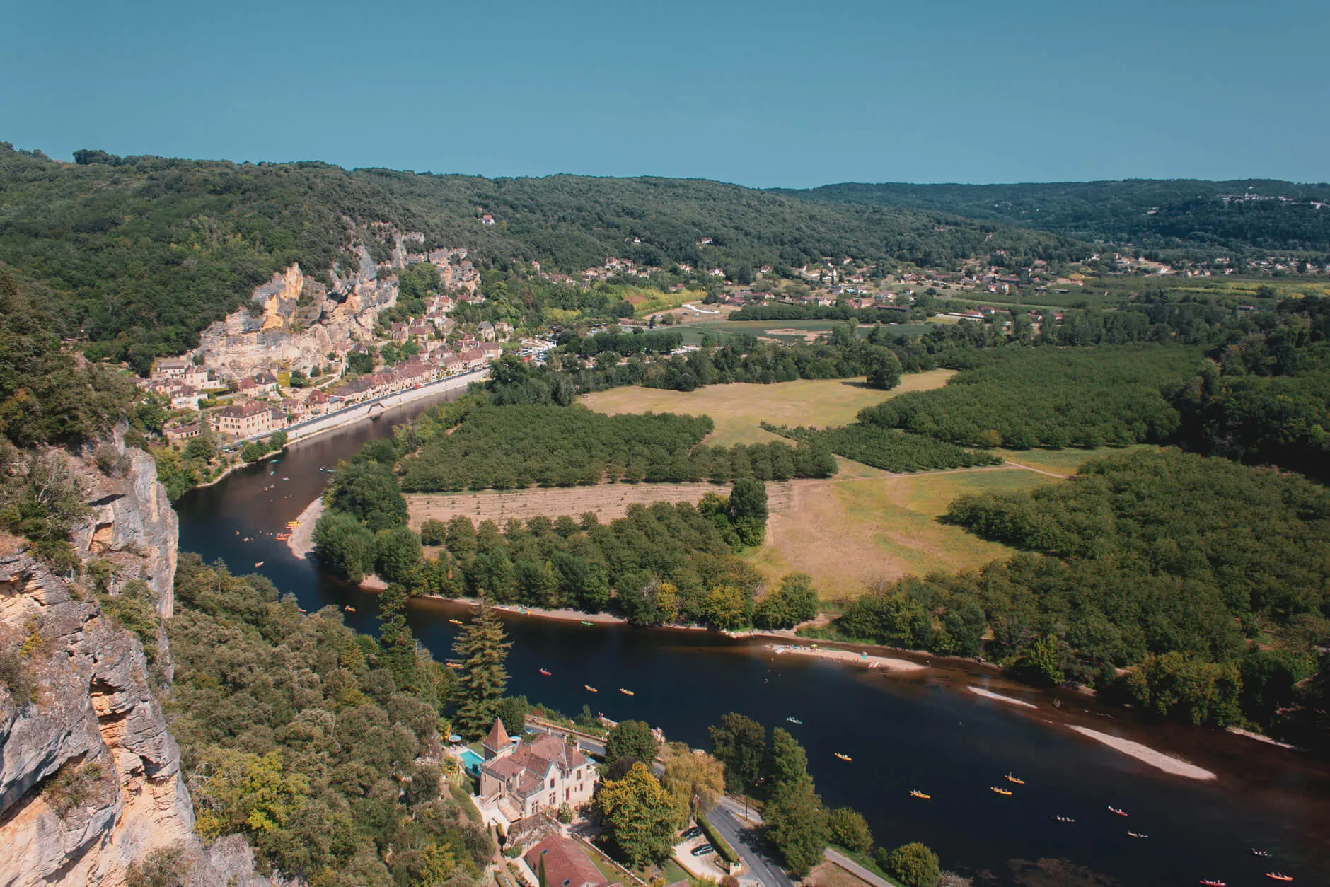 La vallée de la Dordogne