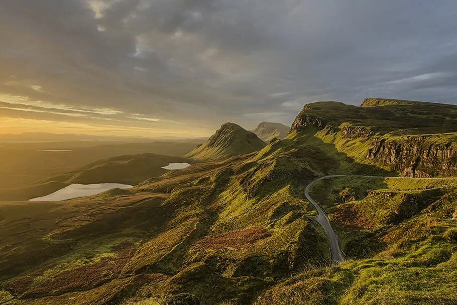 Vue sur Skye depuis les Quiraing