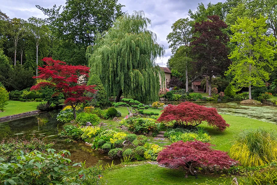 Le jardin japonais du château de Courances