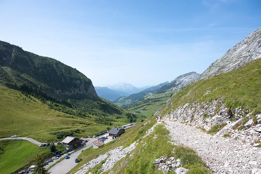 Randonnée au col de la Colombiere