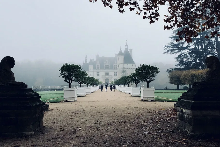 Chaumont-sur-Loire dans la brume