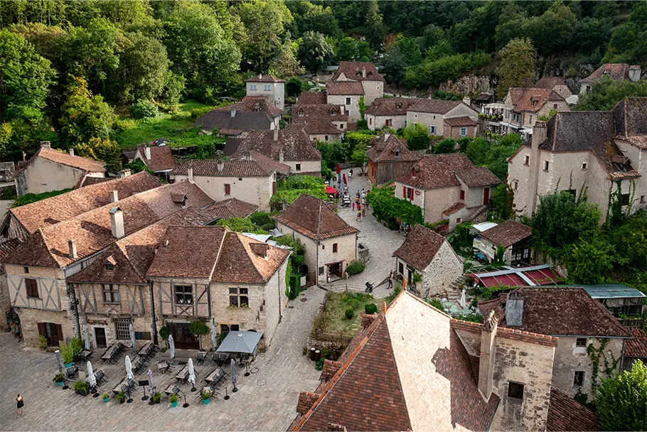 Coucher de soleil en Dordogne