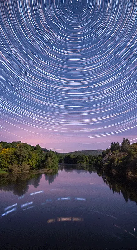 Astrophotographie Filé d'etoiles