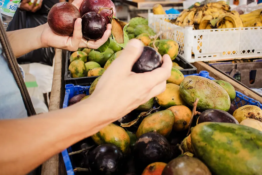 Jour de marché à la Martinique