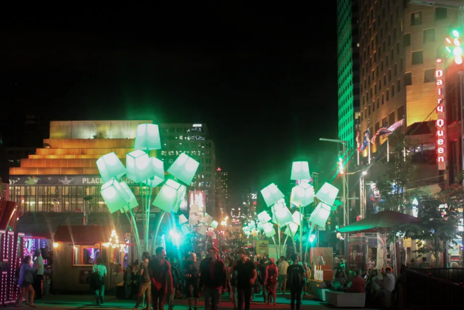 Festival de rue à Montréal