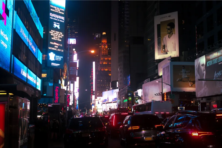 Time Square de nuit