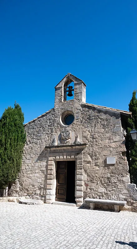 Vieille église aux Baux-de-Provence