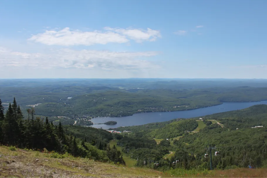 Ascencion du Mont-Tremblant, vue sur la nature